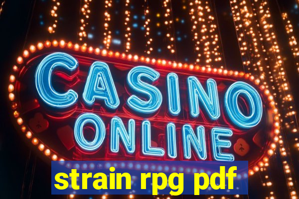 strain rpg pdf